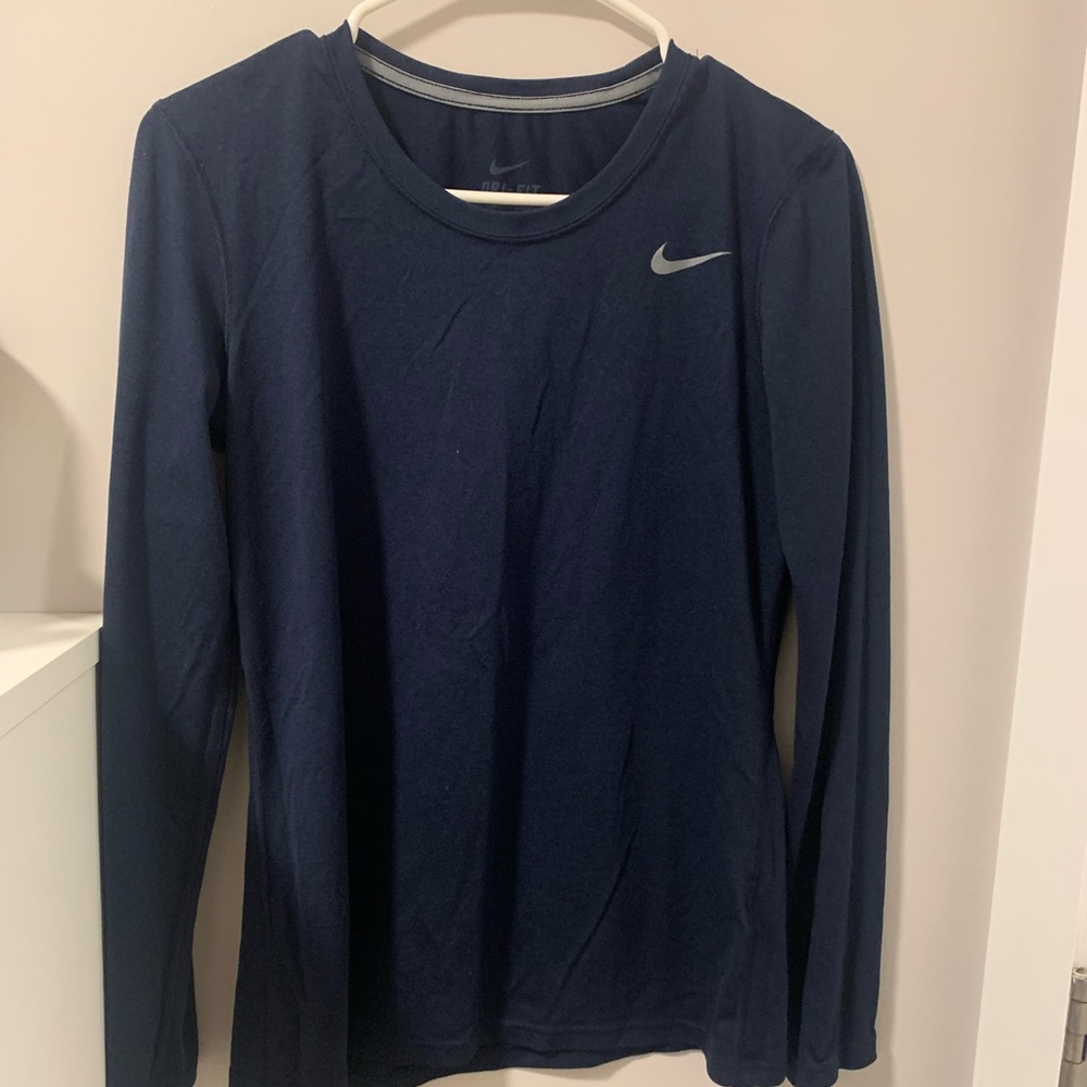 Blue Nike shirt